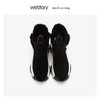 westory运动底雪地靴羊皮加绒加厚保暖女鞋 2019冬新款W29DC80411 商品缩略图1