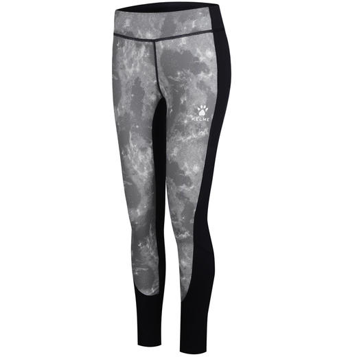 卡尔美运动裤女士跑步长裤星空训练健身裤速干紧身瑜伽裤 商品图4