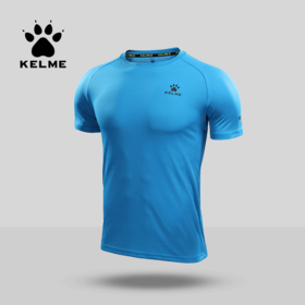 KELME 卡尔美 运动T恤速干跑步健身训练服男式透气短袖圆领上衣