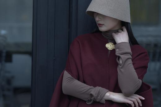 錾刻海棠花胸针 商品图4