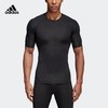 Adidas/阿迪达斯男子足球紧身健身衣短袖运动T恤CF7171 商品缩略图0