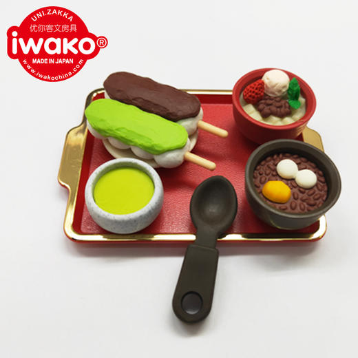 IWAKO学生甜品系列橡皮擦 日本进口趣味拼装仿真造型多款式法式甜品饼干儿童手账文具礼物文创 商品图3