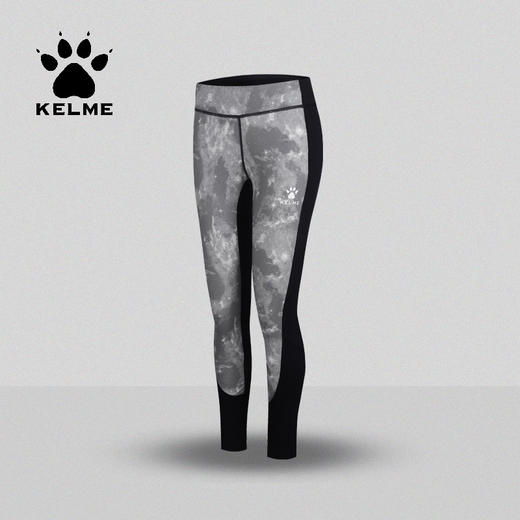 卡尔美运动裤女士跑步长裤星空训练健身裤速干紧身瑜伽裤 商品图0