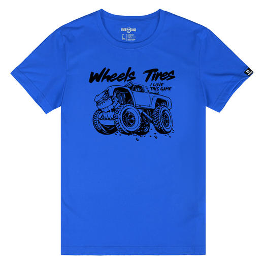 喜欢越野的游戏硬派个性卡通效果春夏短袖圆领T恤休闲户外体恤 商品图2