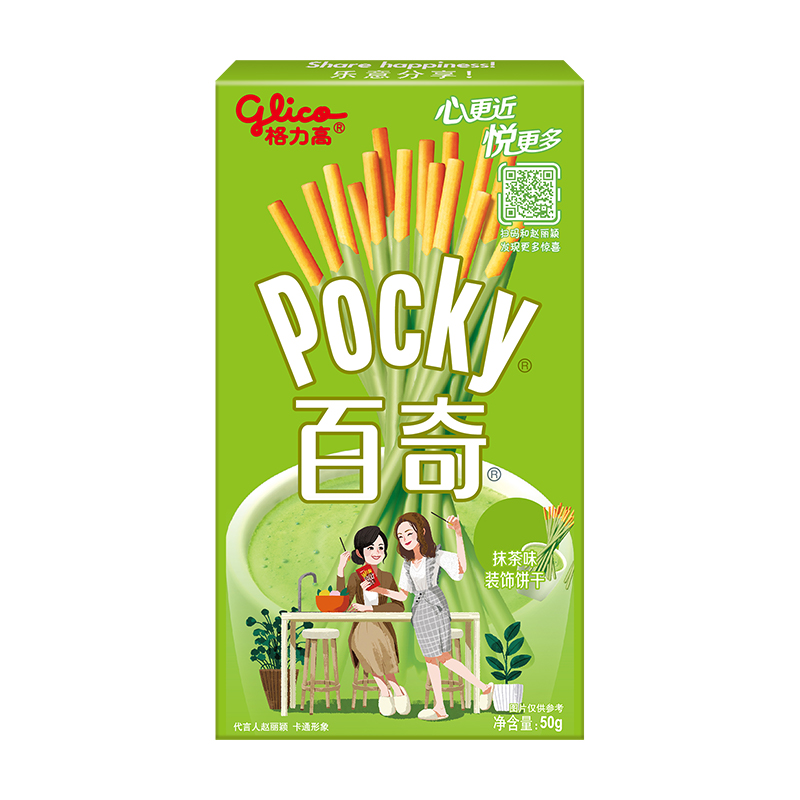 格力高百奇饼干抹茶味50g