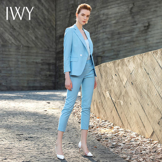IWY/浅蓝色西服套装201066CP1 商品图7