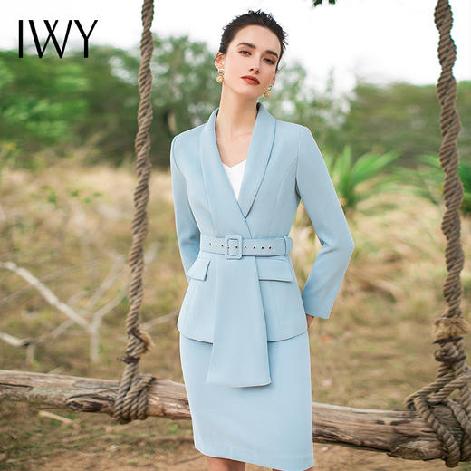 IWY/蓝色西服套装CP1788 商品图1