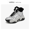 westory加绒厚底运动高帮老爹鞋女2019冬季新款ins超火W29DS80401 商品缩略图1