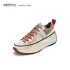 westory2019夏秋新品金属拼色运动鞋女松糕底舒适休闲W29CM70411 商品缩略图1