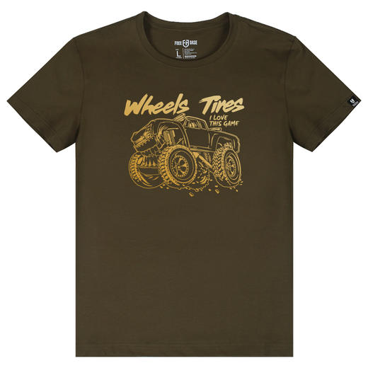 喜欢越野的游戏硬派个性卡通效果春夏短袖圆领T恤休闲户外体恤 商品图6