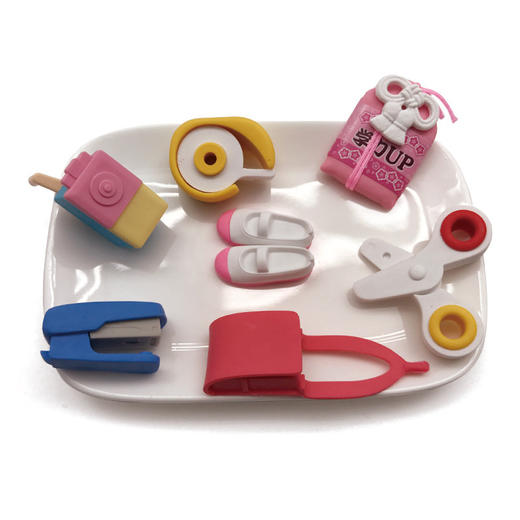 IWAKO学生运动系列橡皮擦 日本进口趣味拼装仿真造型多款式棒球相机学校儿童手账文具礼物文创 商品图2