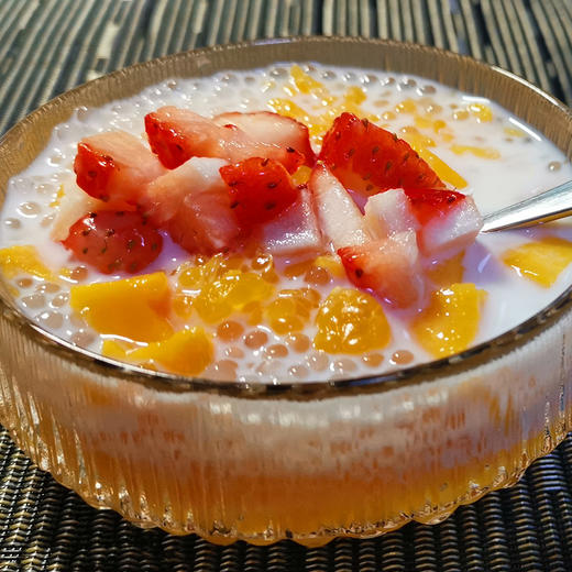 【夜市秒杀】泰国小白西米 水果捞 椰汁西米露甜品原料