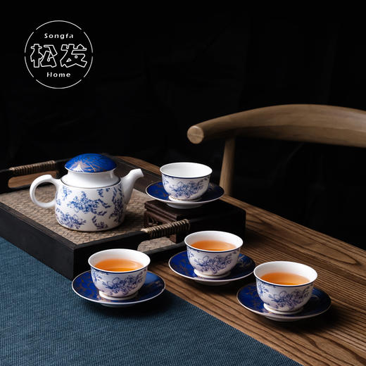 9头观晴茶具骨瓷套装 商品图4