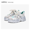 westory2020春季新款皮质老爹鞋厚底鞋女运动鞋W20AM51661 商品缩略图2