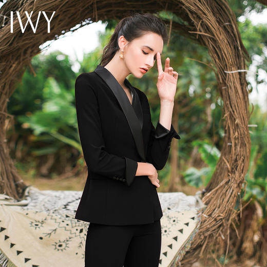 IWY/黑色西服套装CP307黑C8376 商品图3