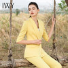 IWY/黄色五分袖西服套装CP9175 商品缩略图3