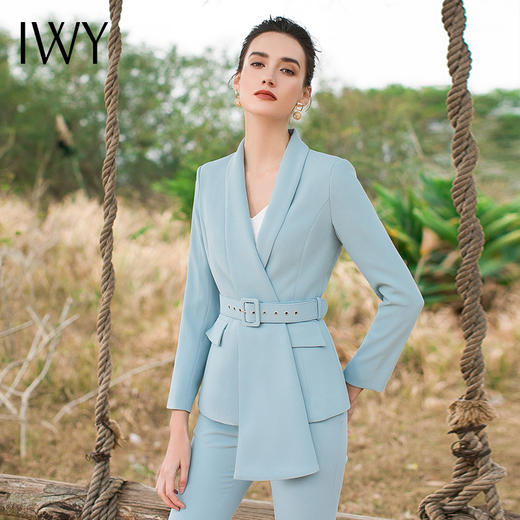 IWY/蓝色西服套装CP1788 商品图4