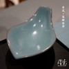 青瓷莲瓣茶荷SlL 台湾名家 青如翡翠润透静 原创设计文雄作品 商品缩略图1