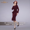 【特惠】YIQU |“花之恋”连身裙（葡萄酒色）PT 商品缩略图2