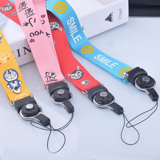 40cm手机壳挂绳挂脖绳挂饰挂件手机链旋转挂绳工作牌可拆卸钥匙扣 商品图2