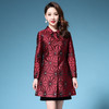 DYSL-Y1768新款大码时尚气质提花风衣外套 商品缩略图0
