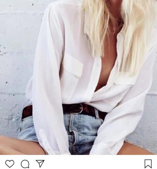 清！！衬衫世家EQ经典双口袋衬衫衬衣 18mm重砂洗双绉真丝 商品图7