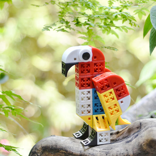 优课库|四喜人古怪精灵小品果 立体3D缤纷品果积木儿童六面拼插益智玩具 商品图4