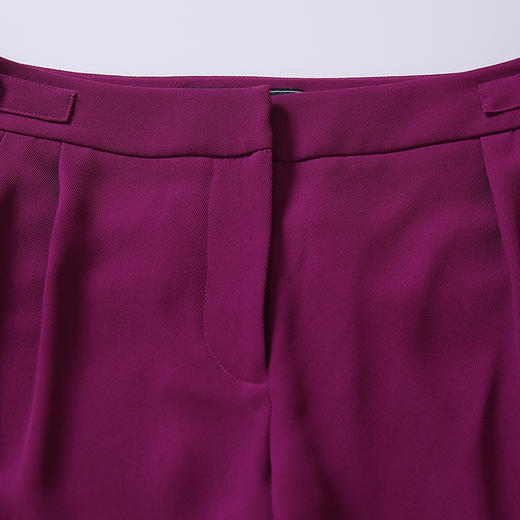 EITIE爱特爱女装春款时尚减龄通勤显瘦高腰微喇阔腿长裤女6105820 商品图7