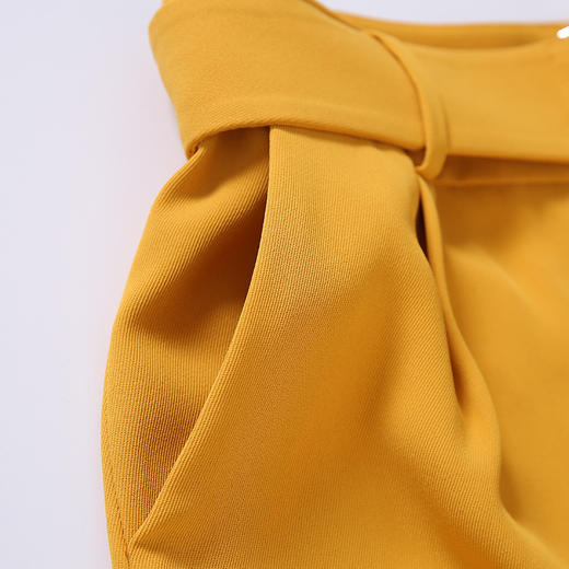 EITIE爱特爱女装春款时尚纯色减龄显瘦职业阔腿直筒裤长裤女6105809 商品图6