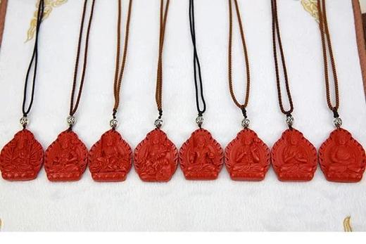 促销-朱砂十二生肖本缘吊坠 商品图0