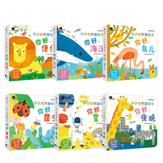 【特惠】【3-6岁 包邮】小小世界游戏书（套装共6册）北京小红花图书工作室 著绘 中信童书 趣味认知 正版书籍 商品图2