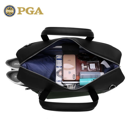 美国PGA 高尔夫球包 男士衣物包 独立放鞋 超轻便携 超纤皮尼龙布 商品图3