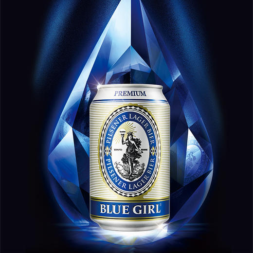 【整箱】蓝妹罐装啤酒330ml/24瓶整箱 商品图3