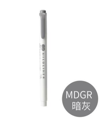 斑马WKT7-MMGO 柔和荧光笔  灰色 商品图0