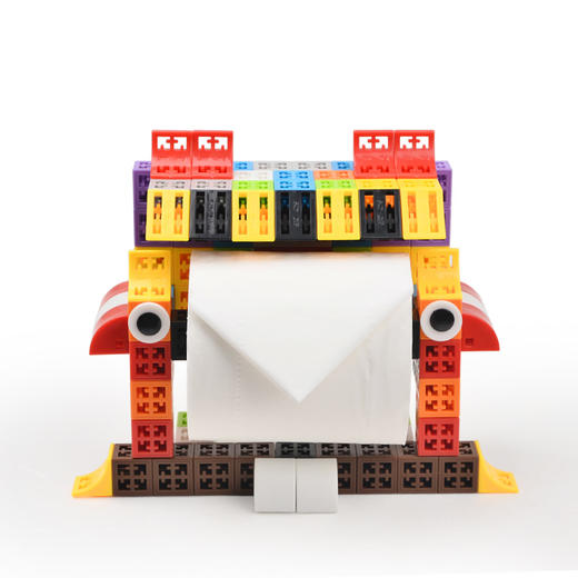 优课库|四喜人古怪精灵小品果 立体3D缤纷品果积木儿童六面拼插益智玩具 商品图1