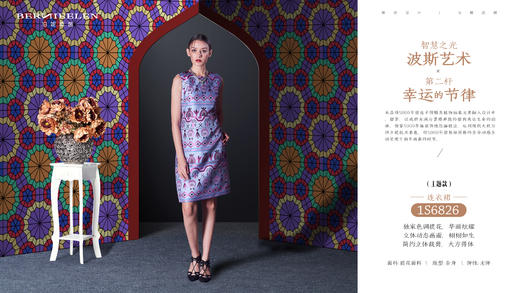 1S6826--紫色连衣裙--《智慧之光--波斯艺术》 商品图1