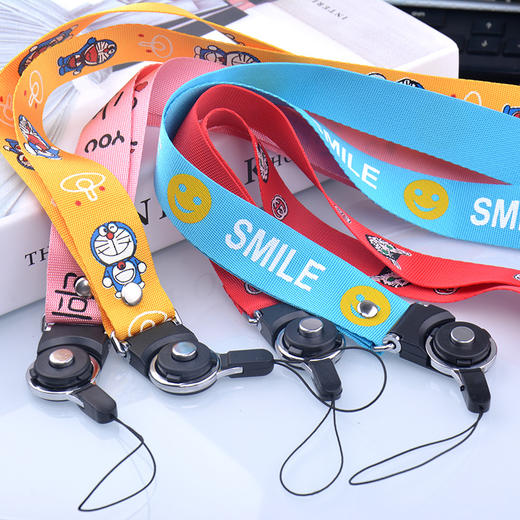 40cm手机壳挂绳挂脖绳挂饰挂件手机链旋转挂绳工作牌可拆卸钥匙扣 商品图1