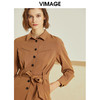VIMAGE纬漫纪春季新款干练工装帅气中性气质翻领收腰连体裤女V1207813 商品缩略图2