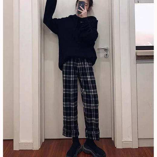 裁缝学苑 AG31女春秋高腰宽松直筒阔腿裤11服装裁剪图牛皮纸样 商品图3