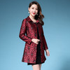 DYSL-Y1768新款大码时尚气质提花风衣外套 商品缩略图1