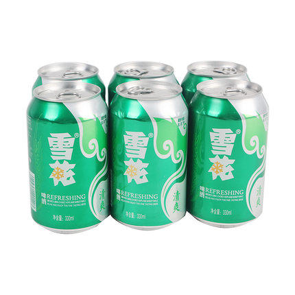 雪花清爽啤酒6连包330ml*6Z 商品图0