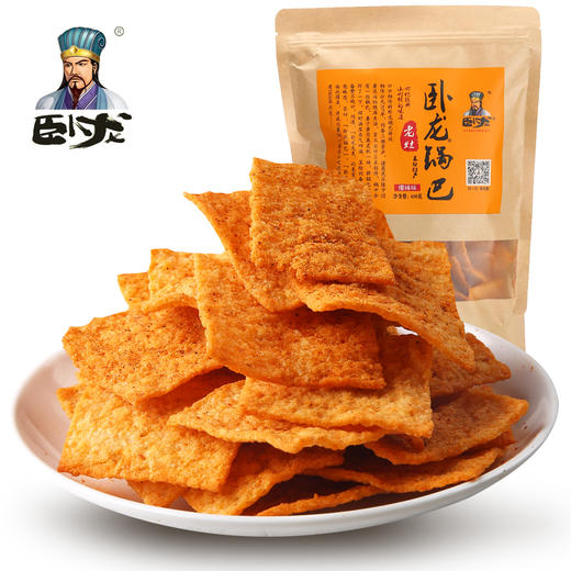 卧龙手工大米锅巴麻辣味400g/袋 商品图0