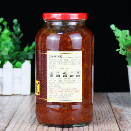 李锦记 辣黄豆酱 800G 常州盐业有限公司 商品图1