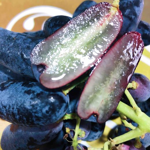 美人指，甜蜜蓝宝石黑提黑手指，超脆甜，满满的花青素，黑提抗氧化能力很强，无酸无涩，强烈推荐 商品图1