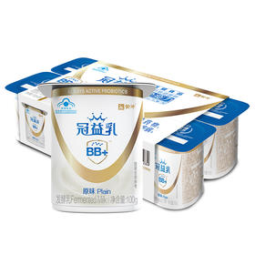 冠益乳原味发酵乳100g*8杯/组