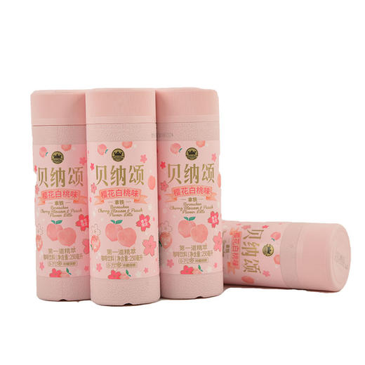 贝纳颂樱花白桃味拿铁咖啡250ml 商品图0