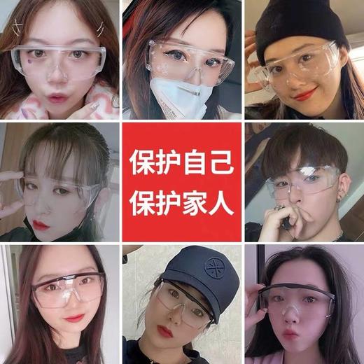 防护眼镜透明罩防尘防雾护目镜密封男女劳保防防飞沫 商品图1