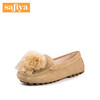 商场同款 |  Safiya/索菲娅甜美舒适低跟毛毛鞋平底单鞋女鞋SF83111088 商品缩略图2