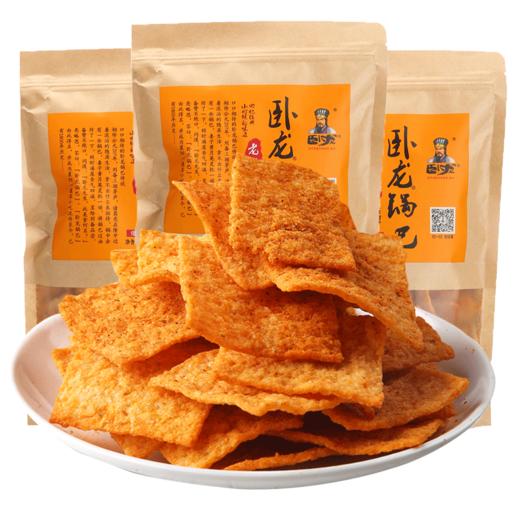 卧龙手工大米锅巴麻辣味400g/袋 商品图1