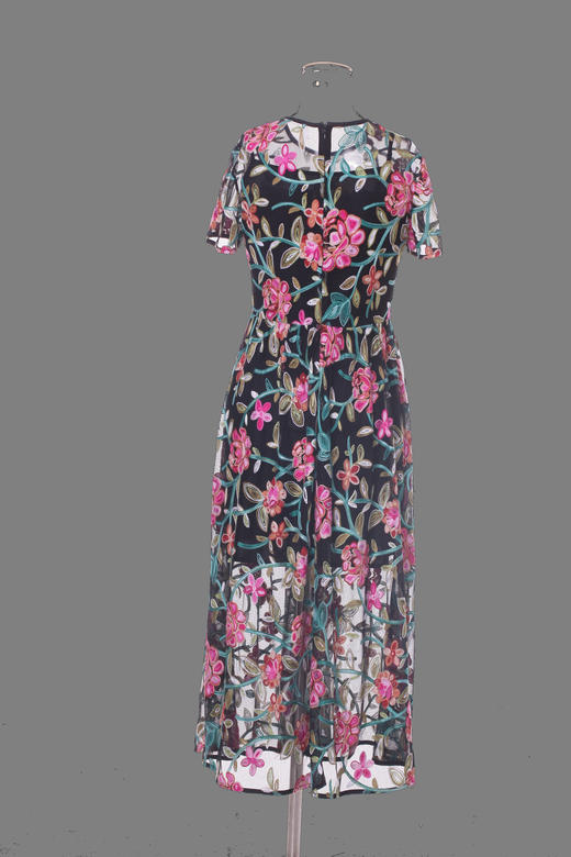 黑色连衣裙1SH7811--鲜花盛开的花园1--《生命之美—梵高的花园》 商品图3